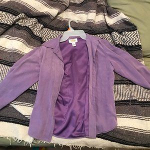 purple jacket